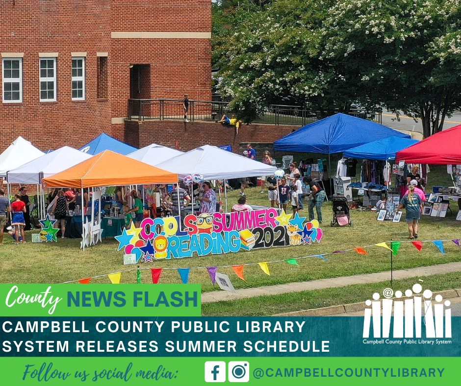 CCPLS News Flash - Summer Events