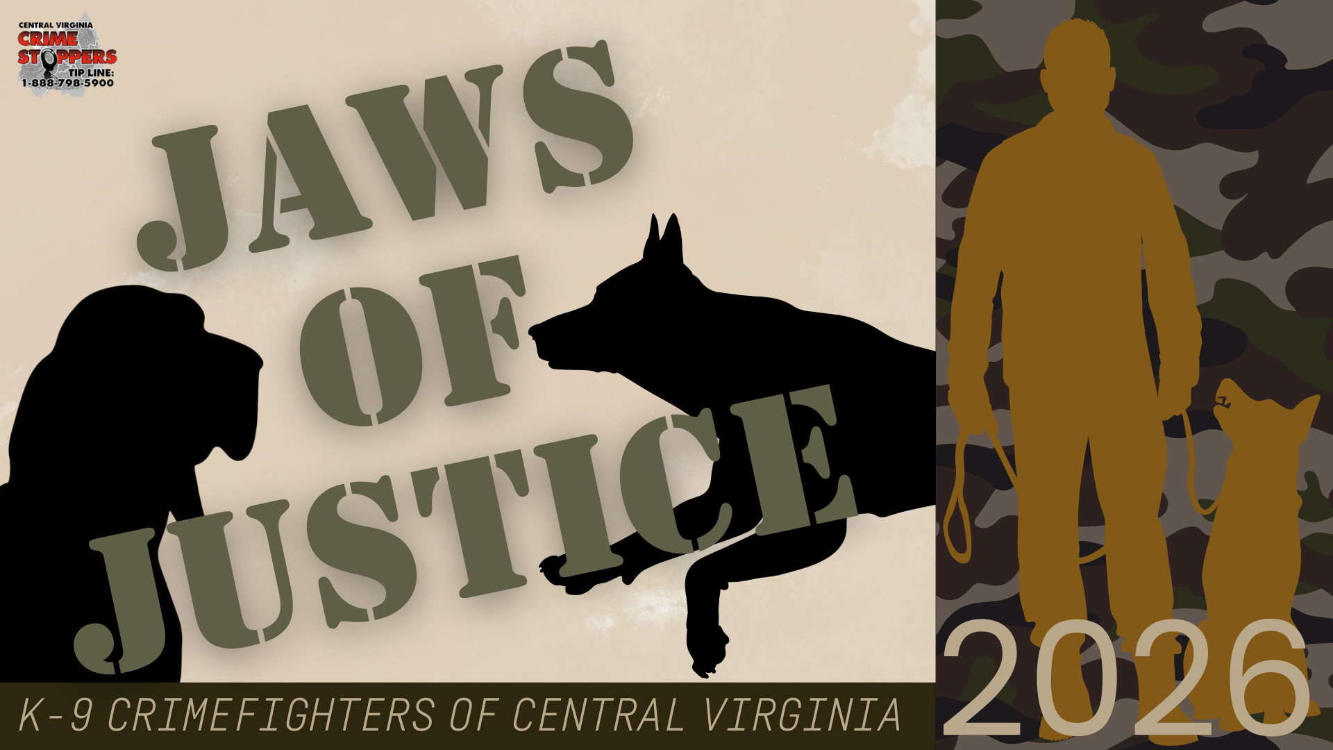 2026 Jaws of Justice: K9 Crimefighters of Central Virginia
