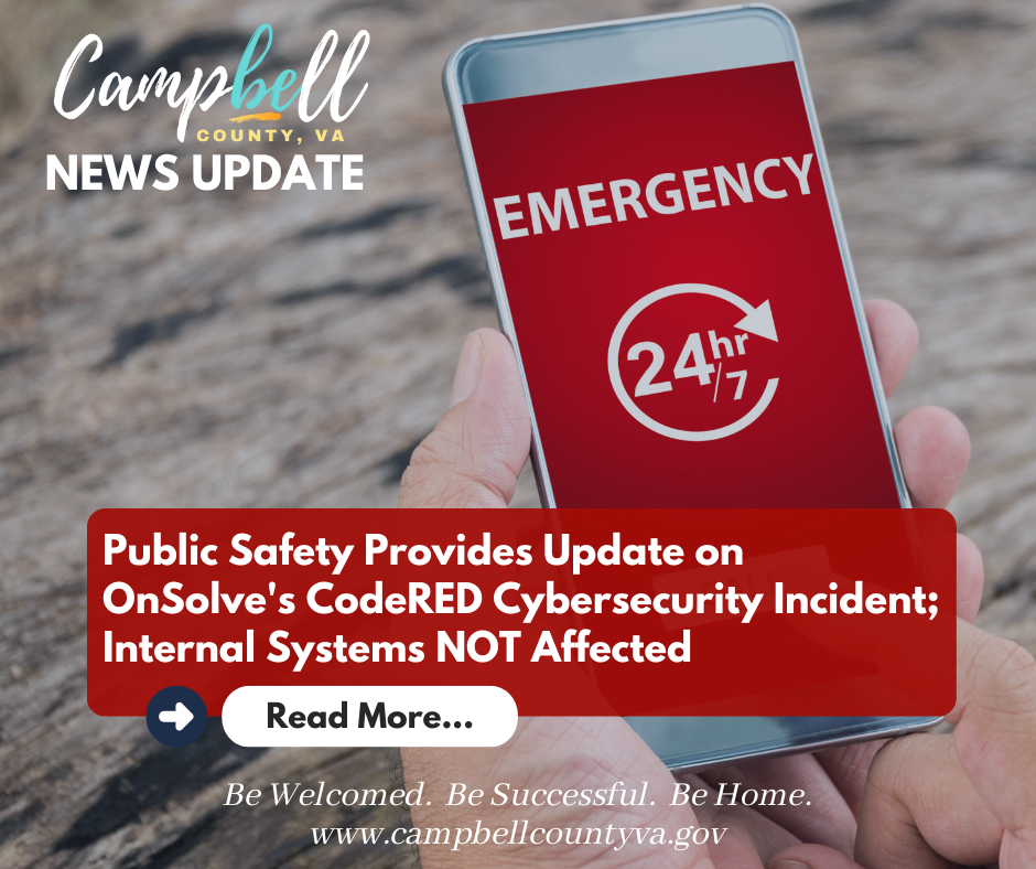 Public Safety CodeRED Update