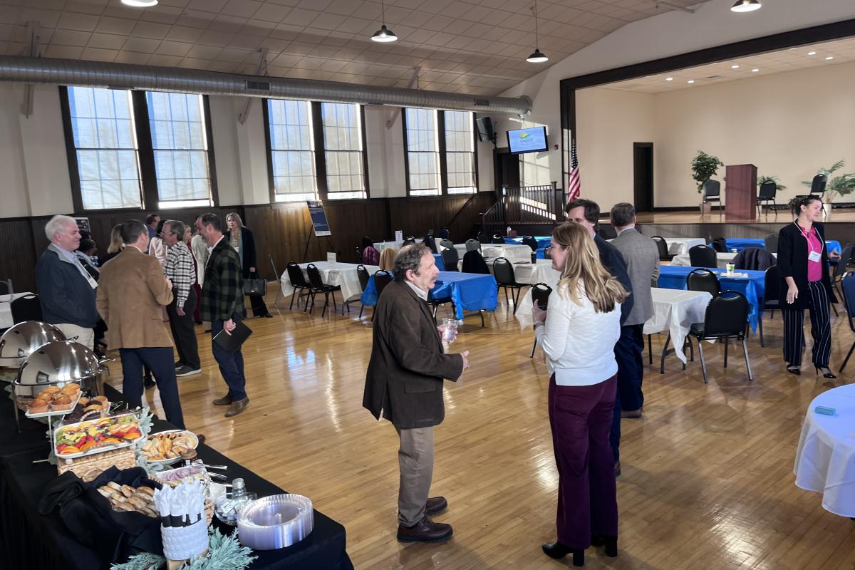 Breakfast Table and Attendees of Economic Development Summit