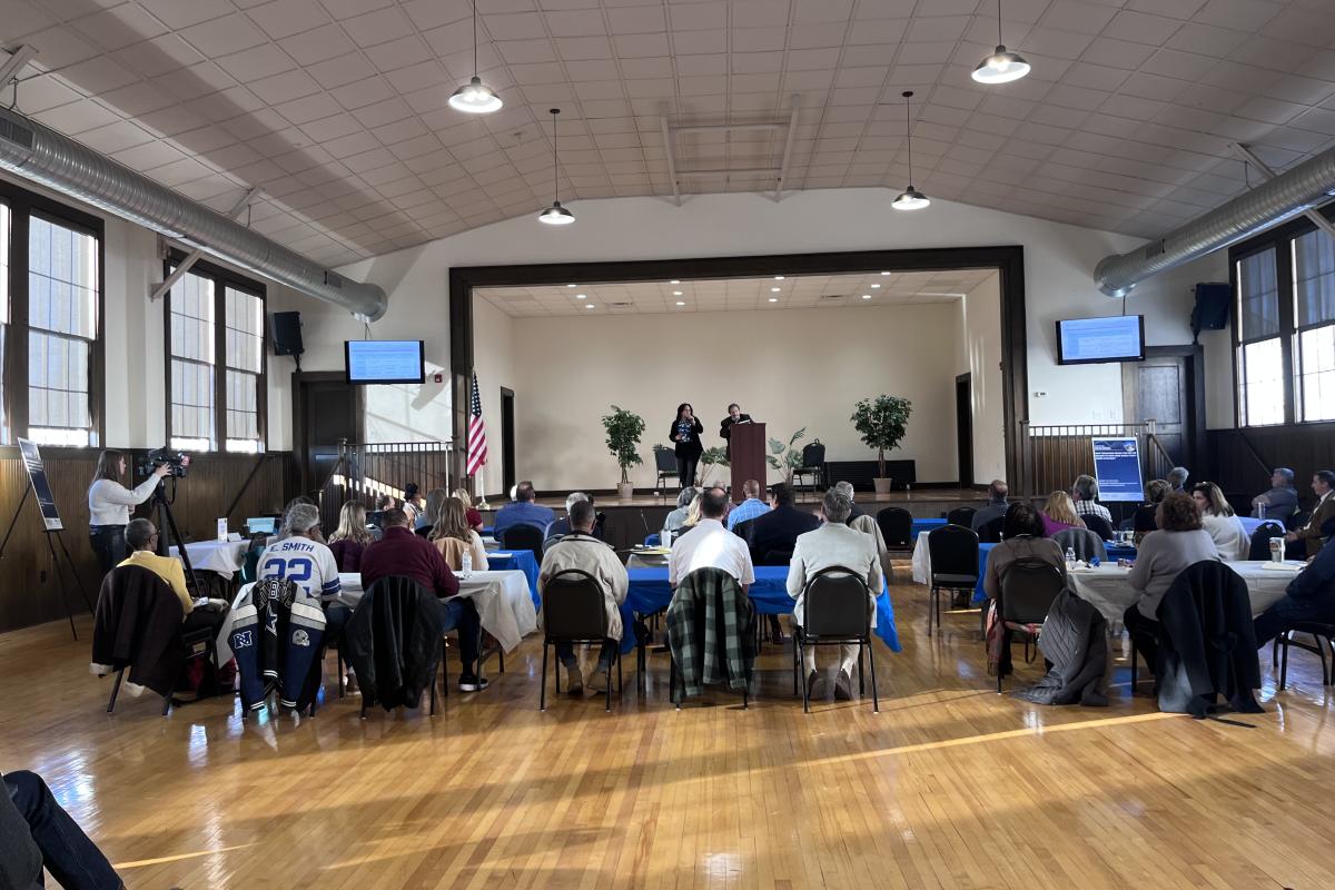 Speakers on Stage at Economic Development Summit