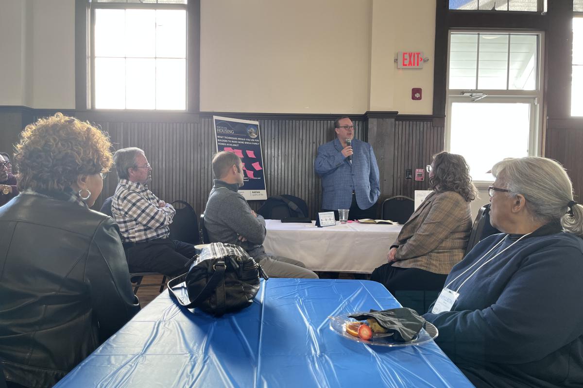 Jack Dean Reports on the Group Discussion at His Table
