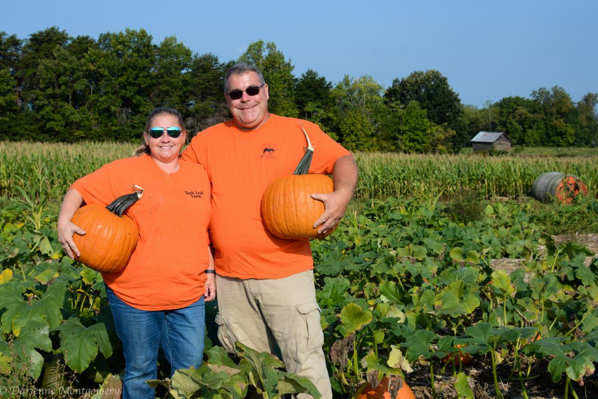 Bruce and Joanne Jones of Dark Leaf Farms